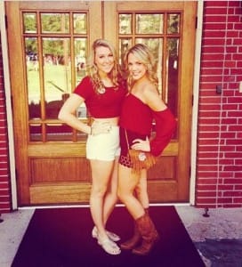 Erica Kinsman (on the left) apparently is the one accusing Jameis Winston of rape.