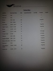 Shofar Schedule (2)